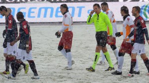 大雪でした。 © UEFA.com