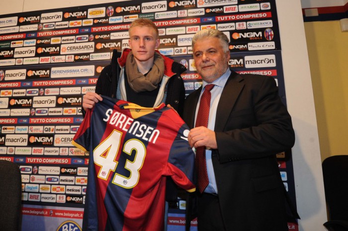 Ciao Sørensen!!! © Bologna FC Ciao Sørensen!!! © Bologna FC