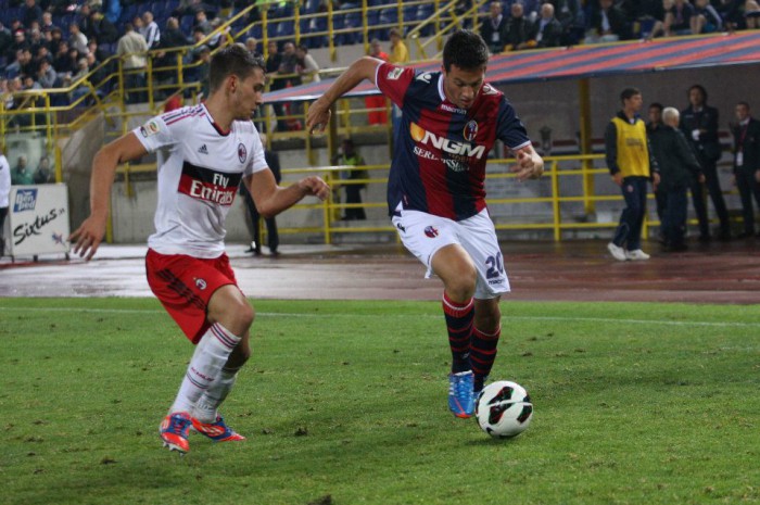 キビキビした動きを見せたアベロ © Bologna FC