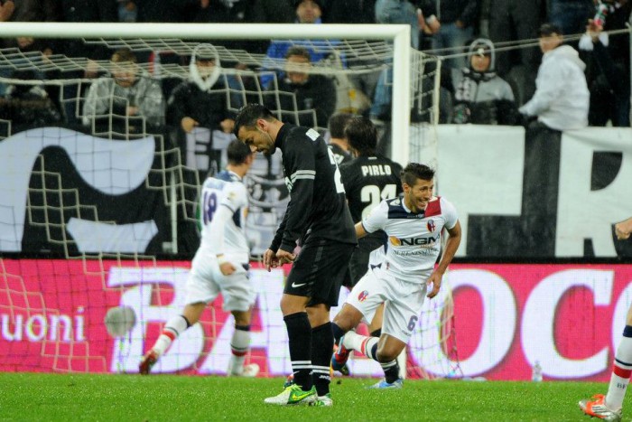 一旦はタイデルのゴールで追い付くも © Bologna FC