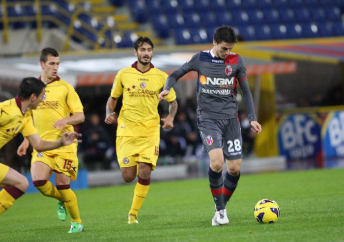 こちらも初先発のリベロラ © Bologna FC