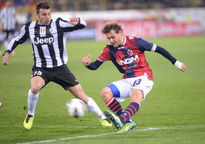 相変わらず気持ちが入ってたアリーノ © Bologna FC