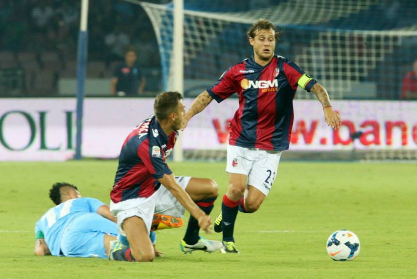 一人気合の入っていたアリーノ © Bologna FC