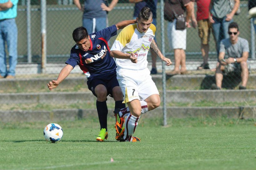 移籍後初出場、初ゴールのクリスタルド © Bologna FC