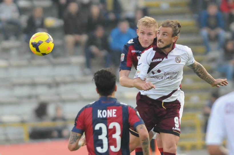 脚を攣りながら耐えたソーレンセン © Bologna FC