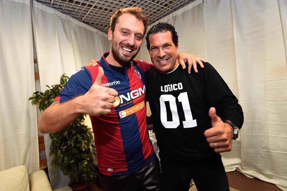 Joe Tacopina e Cesare Cremonini: © Bologna FC