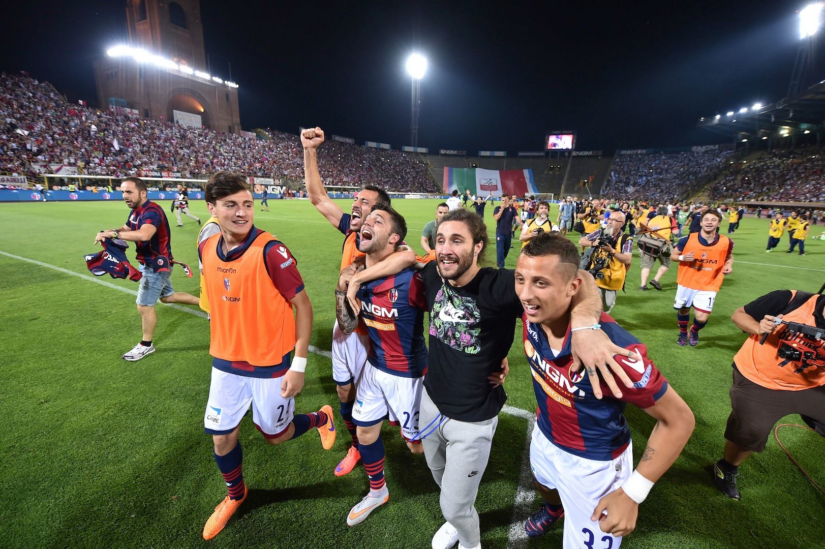 スクリーニの姿も © Bologna FC