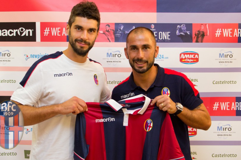 Luca Rossettini ルカ・ロッセッティーニ のボローニャ加入会見が開かれる © Bologna FC