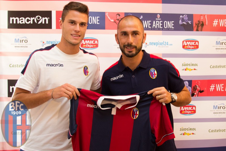 Lorenzo Crisetig ロレンツォ・クリセティグのボローニャ加入会見が開かれる © Bologna FC